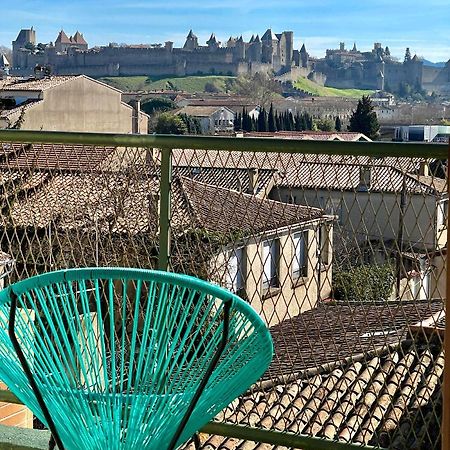 Duplex 70M2 - Vue Cite Medievale - Parking Gratuit Carcassonne Bagian luar foto