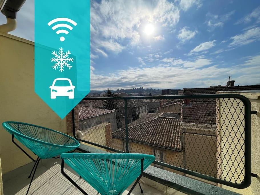 Duplex 70M2 - Vue Cite Medievale - Parking Gratuit Carcassonne Bagian luar foto
